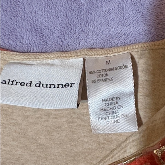 Alfred Dunner Multicolor Geometric Blouse - Picture 3 of 8